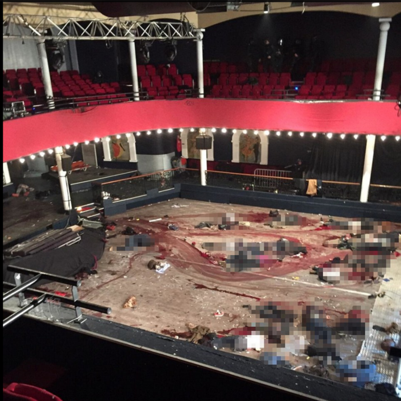 TRAGÉDIA: Imagem mostra como ficou Bataclan após carnificina em Paris