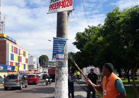 Opera O Manaus Mais Limpa Retira Propagandas Irregulares Na Zona