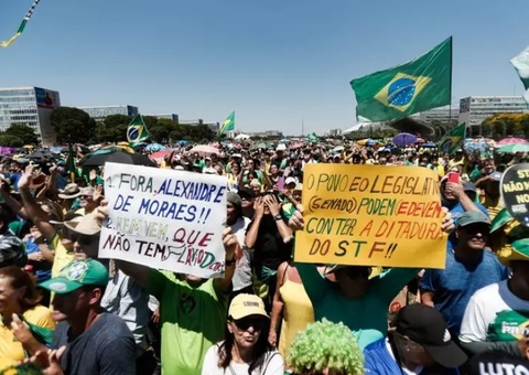 Bolsonaristas Protestam Contra Indica O De Fl Vio Dino Ao Stf