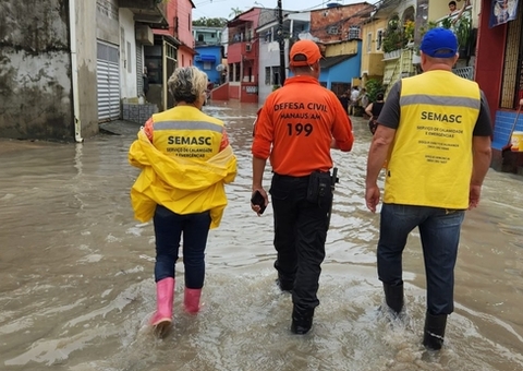 Manaus disponibiliza duas escolas para acolher 172 famílias desabrigadas