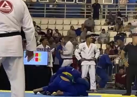 Vídeo mostra campeonato de jiu jitsu sendo interrompido por tiroteio e