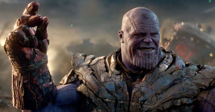 Thanos e o estalo da manopla. Foto: Reprodução