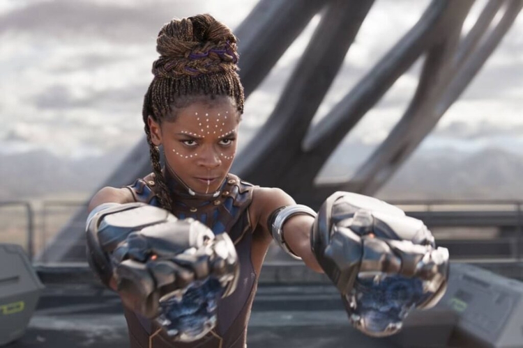 Letitia Wright, acredita que filme somente com heroínas virá em breve. Foto: Reprodução