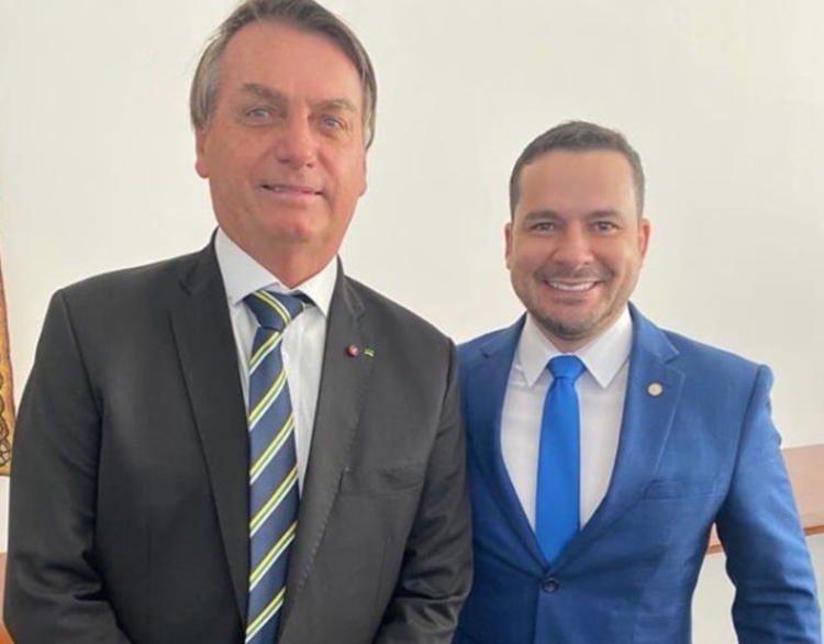 Jair Bolsonaro e Alberto Neto se reuniram em café da manhã nesta quarta-feira Foto: Reprodução/Instagram 