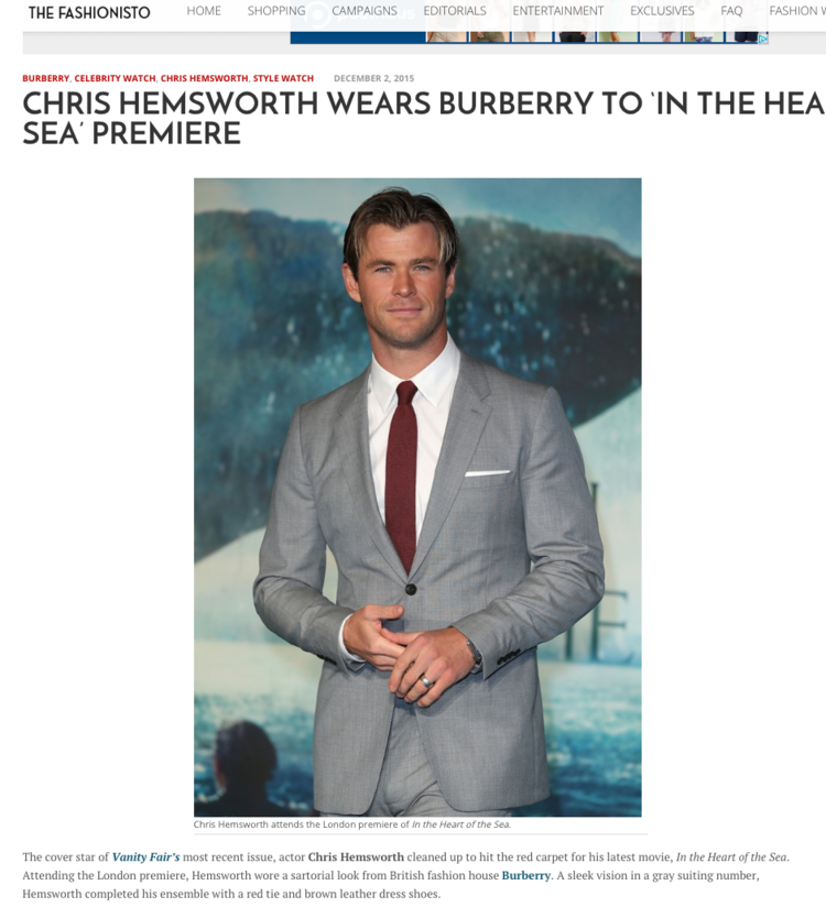 No Coração do Mar': O visual magro de Chris Hemsworth, o Thor, Estilo