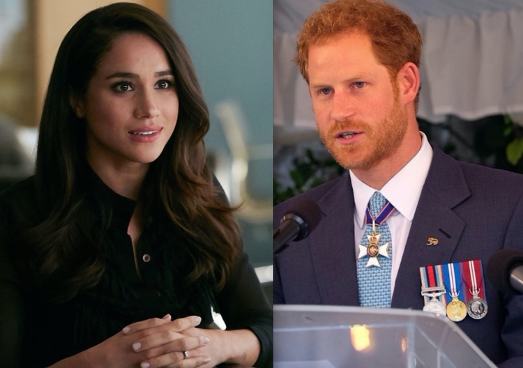 Foto Meghan: Divulgação/Suits - Foto Harry: Kesington Royal Instagram