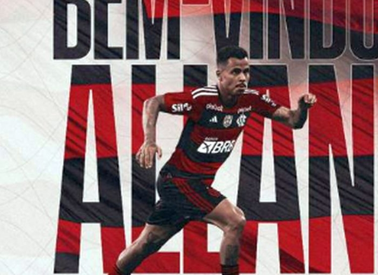 Allan vai reforçar a equipe carioca - Foto: Divulgação/Flamengo