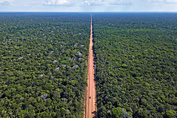 BR-319 liga o Amazonas a outros estados do Brasil. Foto: Reprodução