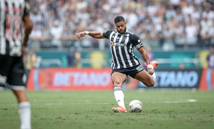 Atacante Hulk, do Atlético-MG. Foto: Pedro Souza/ Atlético