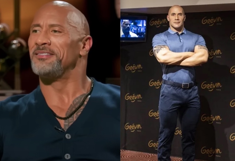 The Rock pediu ao Museu Grévin de Paris para corrigir a sua estátua de cera