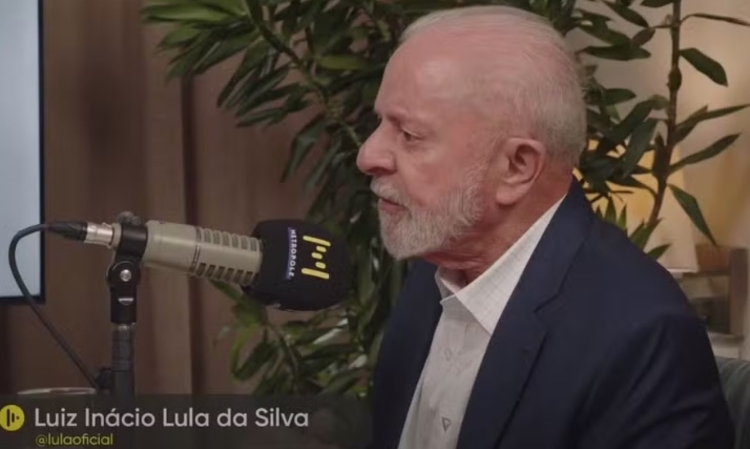 Lula em entrevista a rádio Metrópole, de Salvador nesta quinta-feira (17) — Foto: YouTube/Reprodução