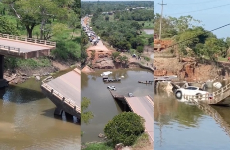 Pontes desabaram em 2022 - Foto: Reprodução/Redes Sociais