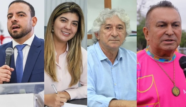 Secretários Alberto Siqueira, Camila Silva, Carlos Valente e Sabá Reis - Foto: Arquivo/Semcom