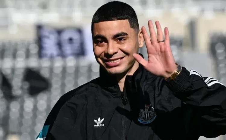 Miguel Almirón está desde 2019 no Newcastle. Foto: Divulgação/ Newcastle