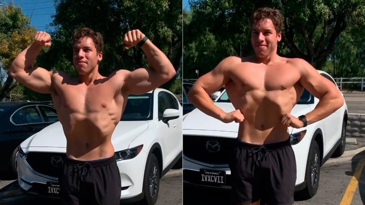 Aos 23 Filho De Arnold Schwarzenegger Chama Atenção Por Corpo Musculoso