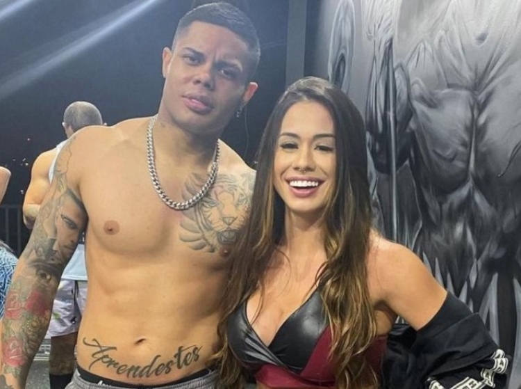 MC Lan com a namorada Nathalia Galeazzin - Foto: Reprodução/ Instagram