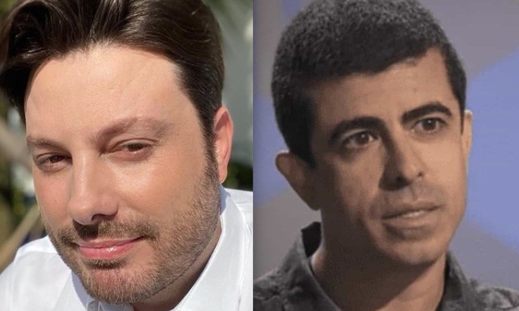 Danilo Gentili e Marcius Melhem  - Foto: Reprodução/ Instagram/ TV Globo