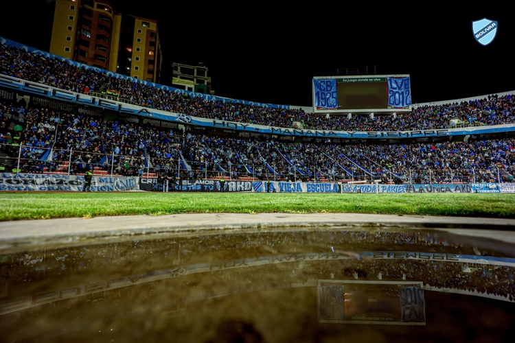 Estádio do Bolívar, rival do Flamengo. Foto: Reprodução/ X @Bolivar_Oficial