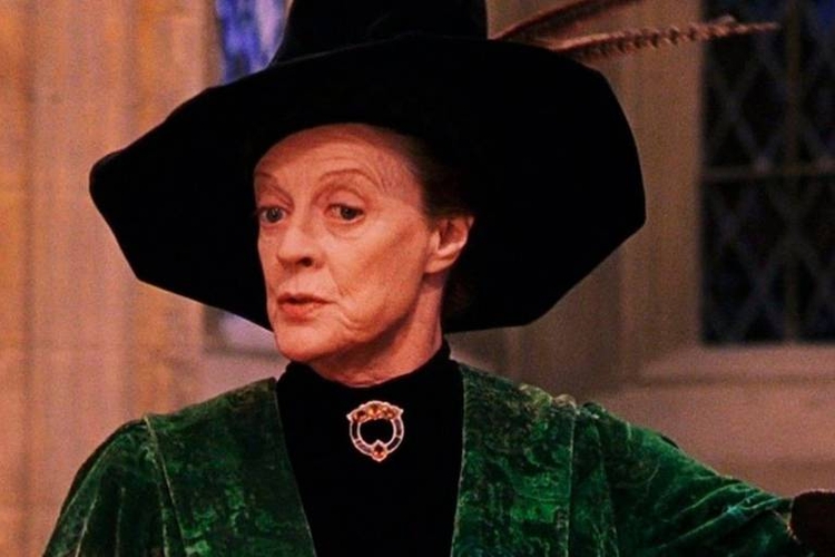 Foto: Reprodução / Maggie Smith como Professora Minerva em Harry Potter