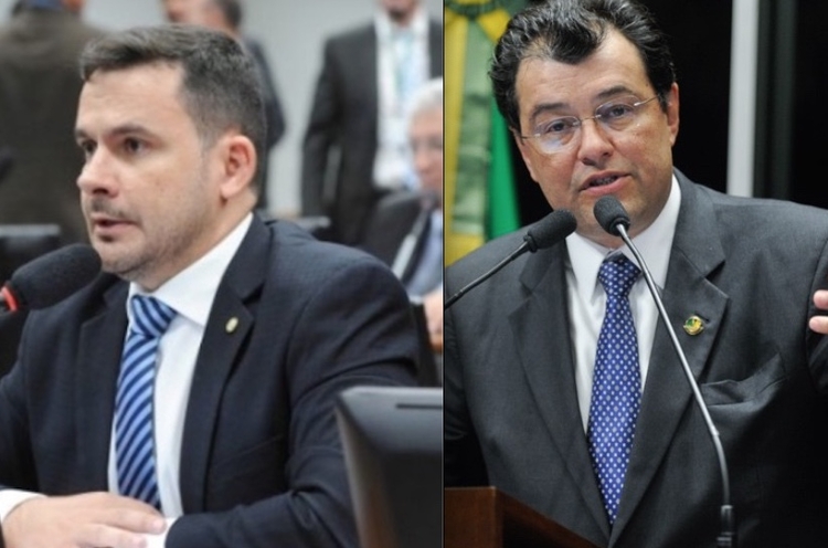 Deputado Alberto Neto (PL) e senador Eduardo Braga (MDB) - Fotos: Billy Boss/Câmara dos Deputados e Moreira Mariz/Agência Senado