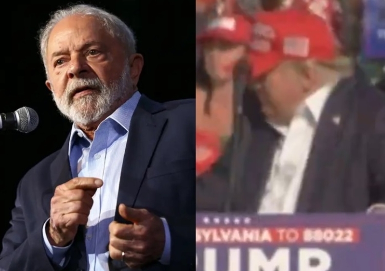 Foto de Lula: Marcelo Camargo/Agência Brasil --- Foto de Trump: Reprodução/Twitter