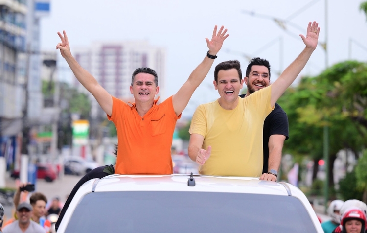 Prefeito e vice-prefeito de Manaus, David Almeida e Renato Júnior - Foto: Divulgação