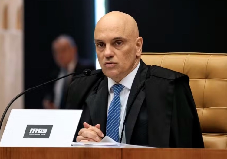 O ministro do STF, Alexandre de Moraes, durante sessão no plenário - Foto: Rosinei Coutinho/SCO/STF