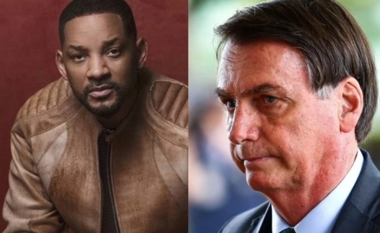 Foto do Will Smith: Divulgação / Foto do Bolsonaro: Agência Brasil 