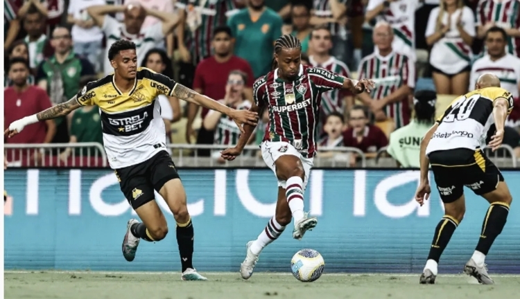 Fluminense e Criciúma ficaram no 0 a 0 no Maracanã. Foto: Lucas Merçon/ Fluminense FC