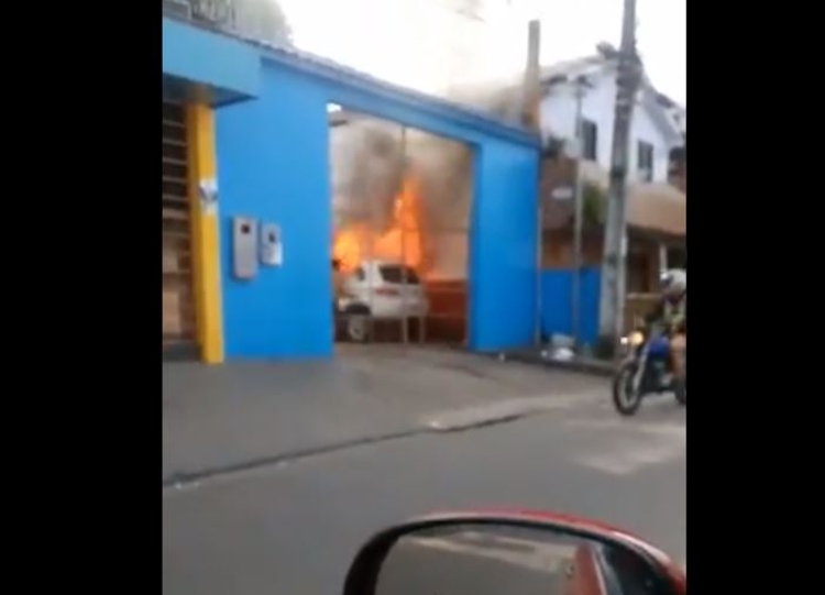 Mulher gritava desesperado ao ver chamas - Foto: Divulgação 