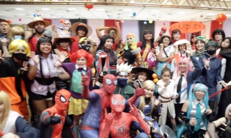 Cosplayers do Anime Jungle Party