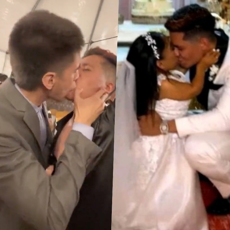 Noiva joga buquê, amigo gay pega e causa polêmica em casamento na Capital  vídeo