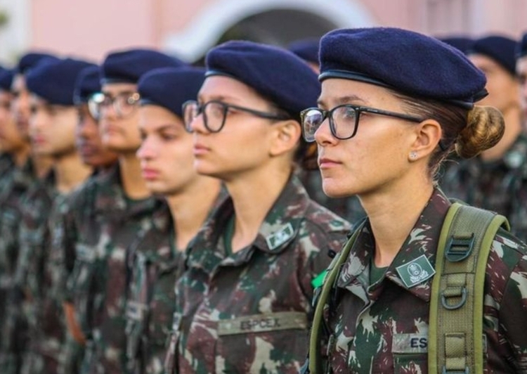 Alistamento será realizado entre janeiro e junho do ano em que a voluntária completar 18 anos - Foto: Divulgação/Exército