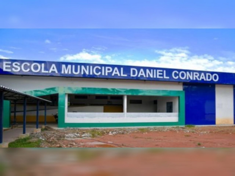 Escola Municipal Daniel Conrado. - Foto: Reprodução Facebook