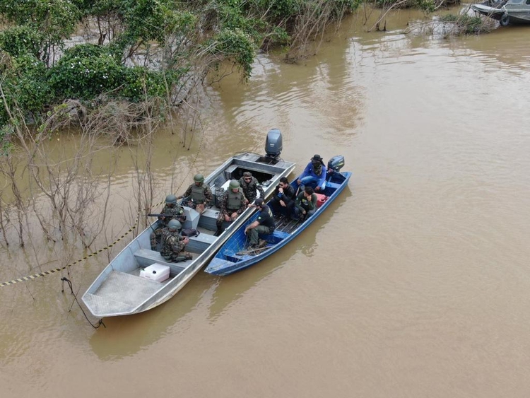 Força-tarefa em buscas - Foto: Divulgação PF