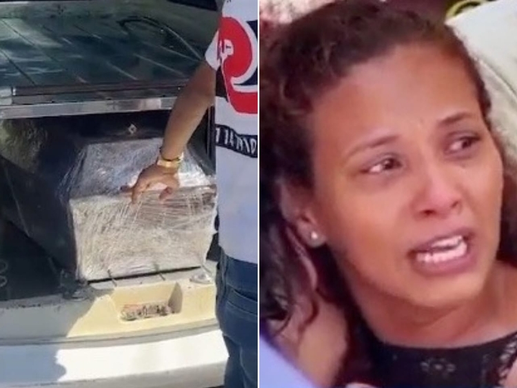 Mãe de Débora pede justiça durante enterro da filha assassinada em Manaus / Foto: Reprodução