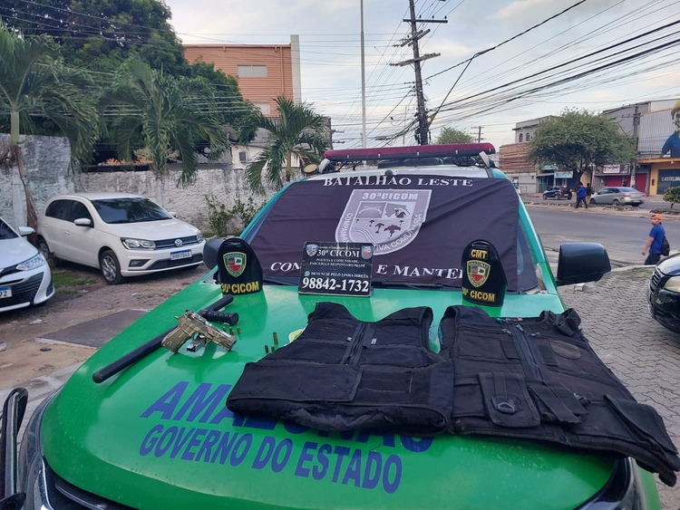 Material apreendido com suspeito / Foto: Divulgação / Polícia Militar