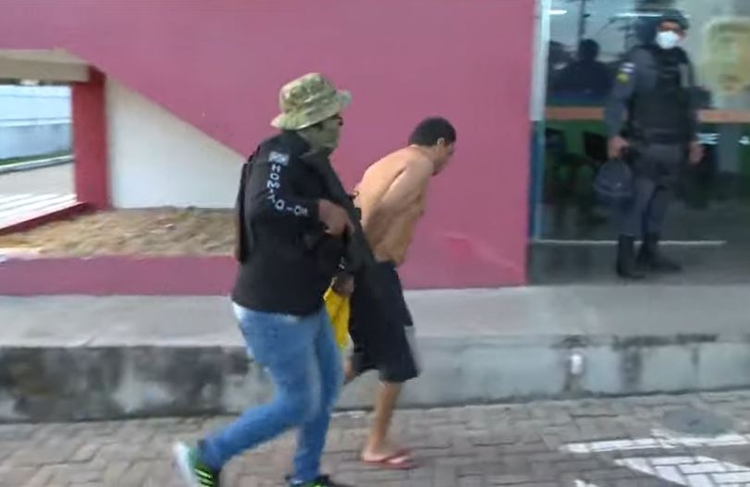 Chegada de detento à Depca - Foto: Reprodução