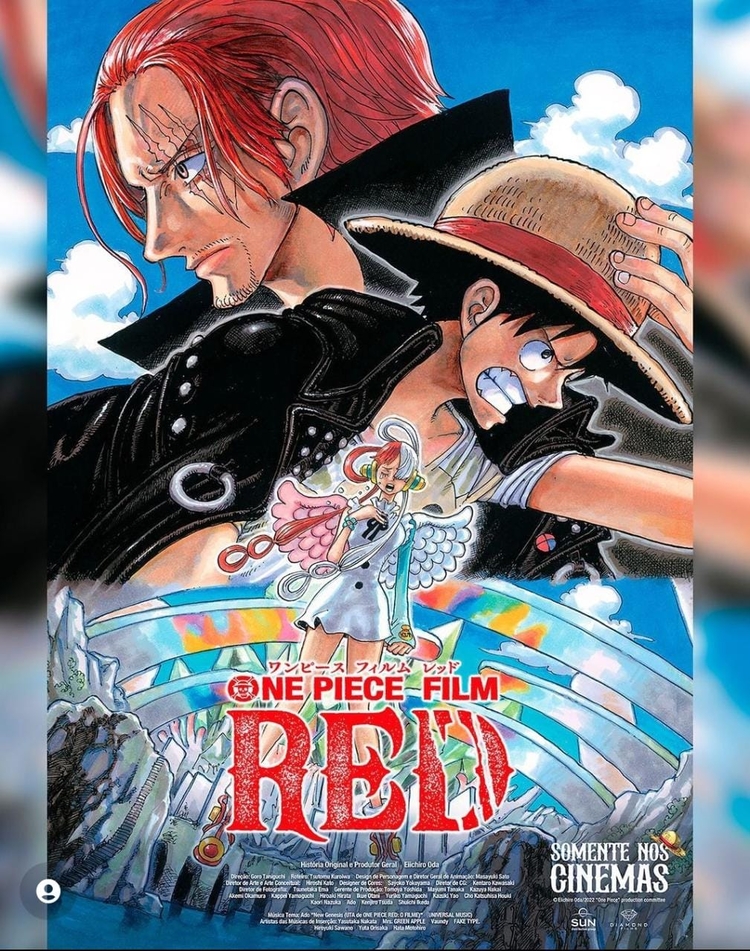 One Piece Film Red estreia nos cinemas brasileiros nesta quarta