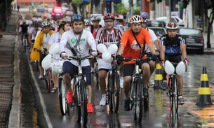 Ciclistas aderem a projeto de Ciclofaixa em Manaus