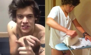 Harry Styles, do One Direction aparece só de cueca em foto