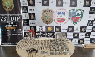 Polícia prende homem suspeito de fornecer drogas no bairro Parque Dez 