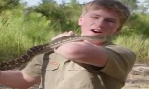 Vídeo mostra filho de lendário Steve Irwin sendo atacado por serpente