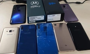 Polícia recupera celulares roubados que eram vendidos na internet em Manaus 