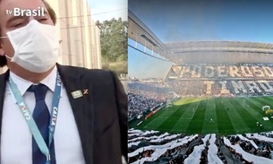 Presidente da Caixa faz piada com torcedor do Corinthians e ameaça tirar estádio do Timão