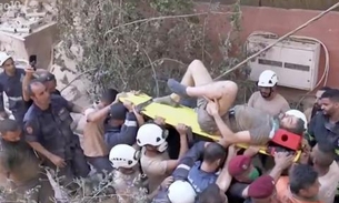 No Líbano, homem é resgatado com vida após 16h sob destroços; Veja Vídeo 
