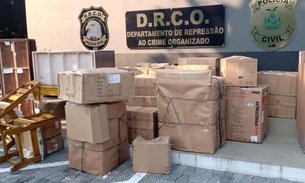 Polícia apreende 130 kg de drogas escondidas em caminhão de mudança em Manaus 