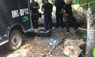Com bilhete de facção, corpo de mulher é encontrado dentro de caixa em Manaus