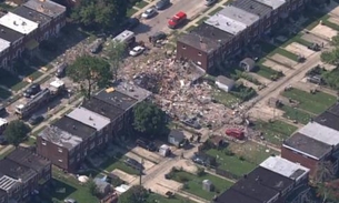 Explosão de gás destrói casas em Baltimore, nos Estados Unidos; veja imagens 