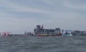 Barco naufraga com 12 pastores no Pará e um corpo é resgatado 